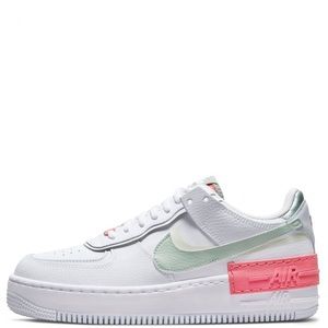 Size 8- Nike Women's AF1 Shadow Archeo Pink White/Jade Smoke-Seafoam